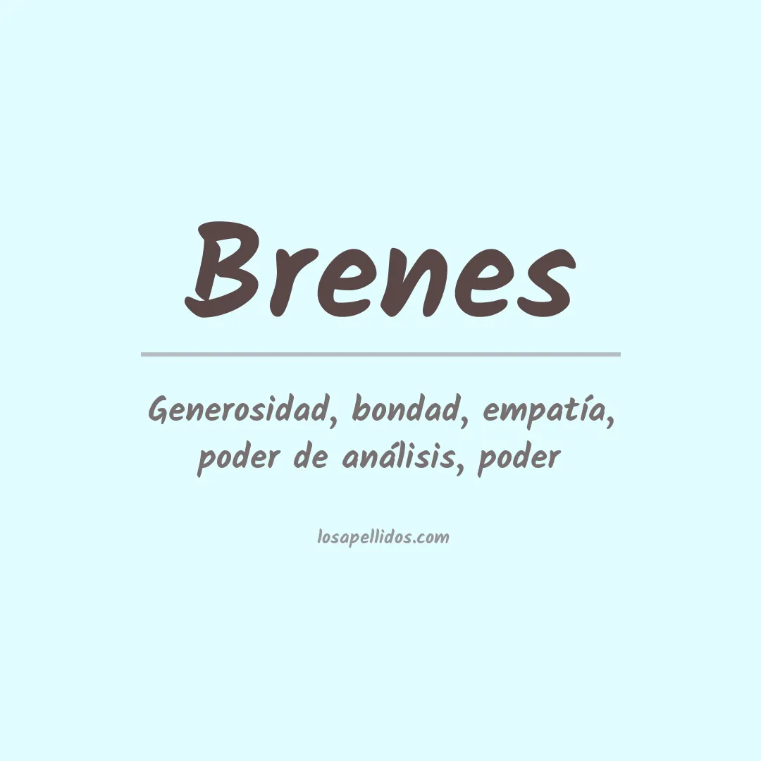 Apellido Brenes