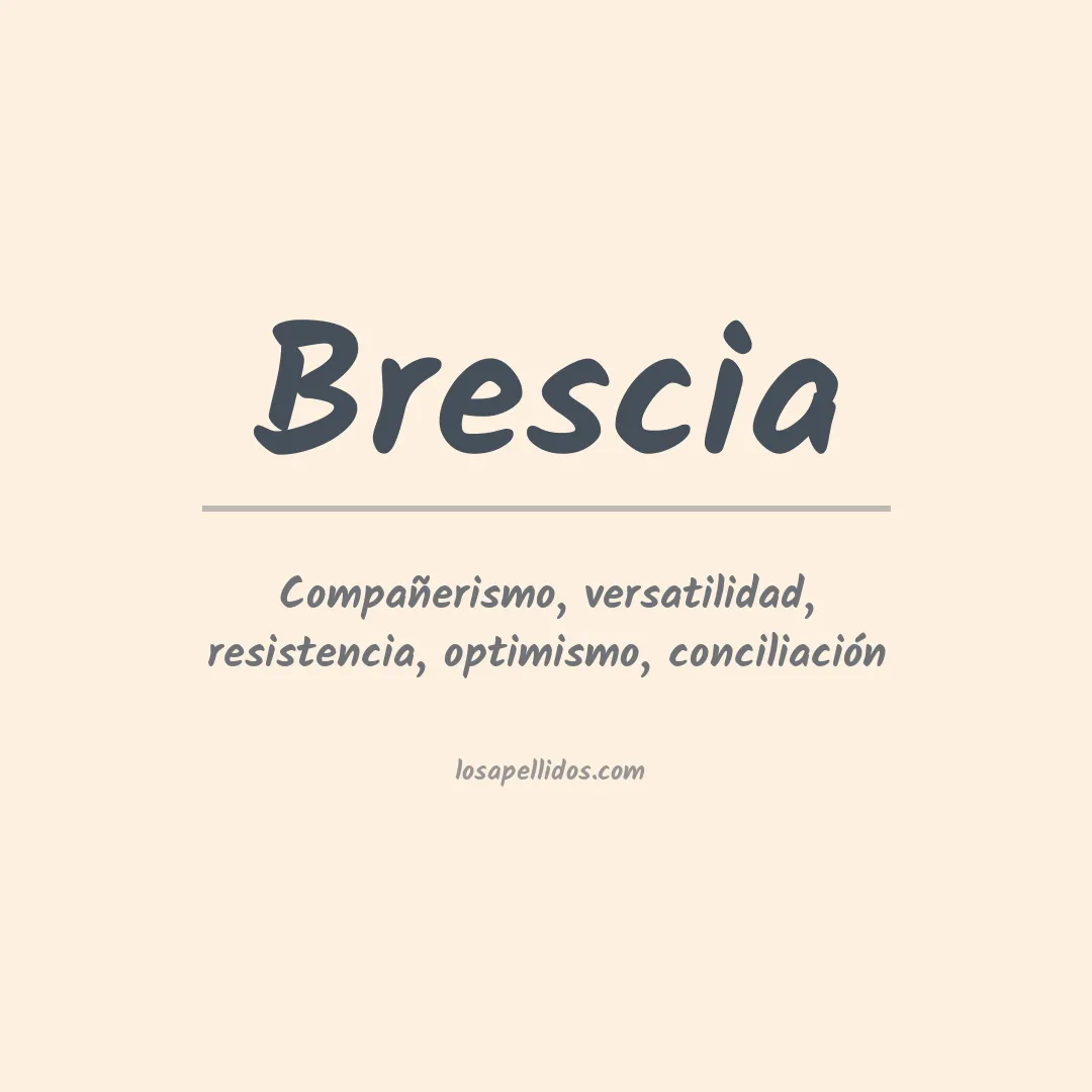 Apellido Brescia