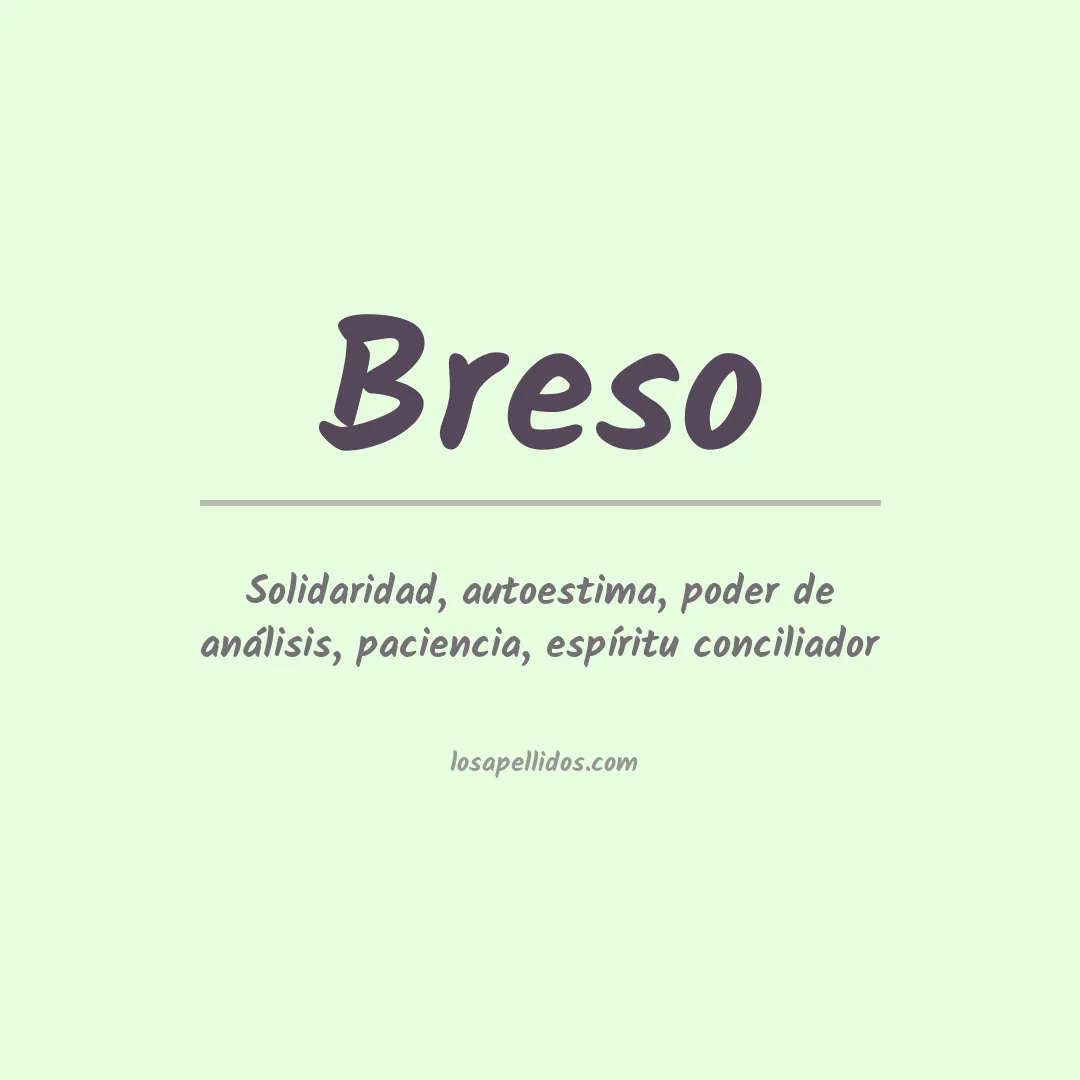 Apellido Breso