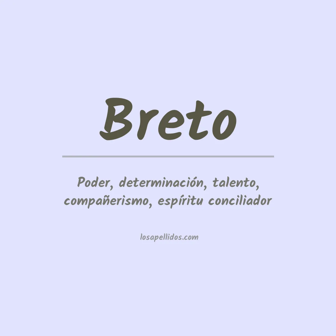 Apellido Breto
