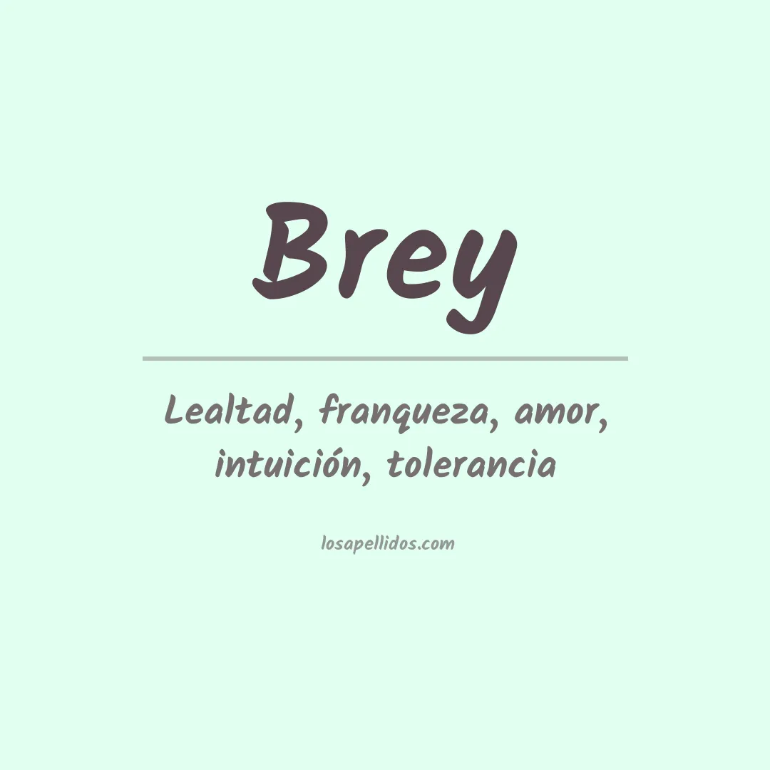 Apellido Brey