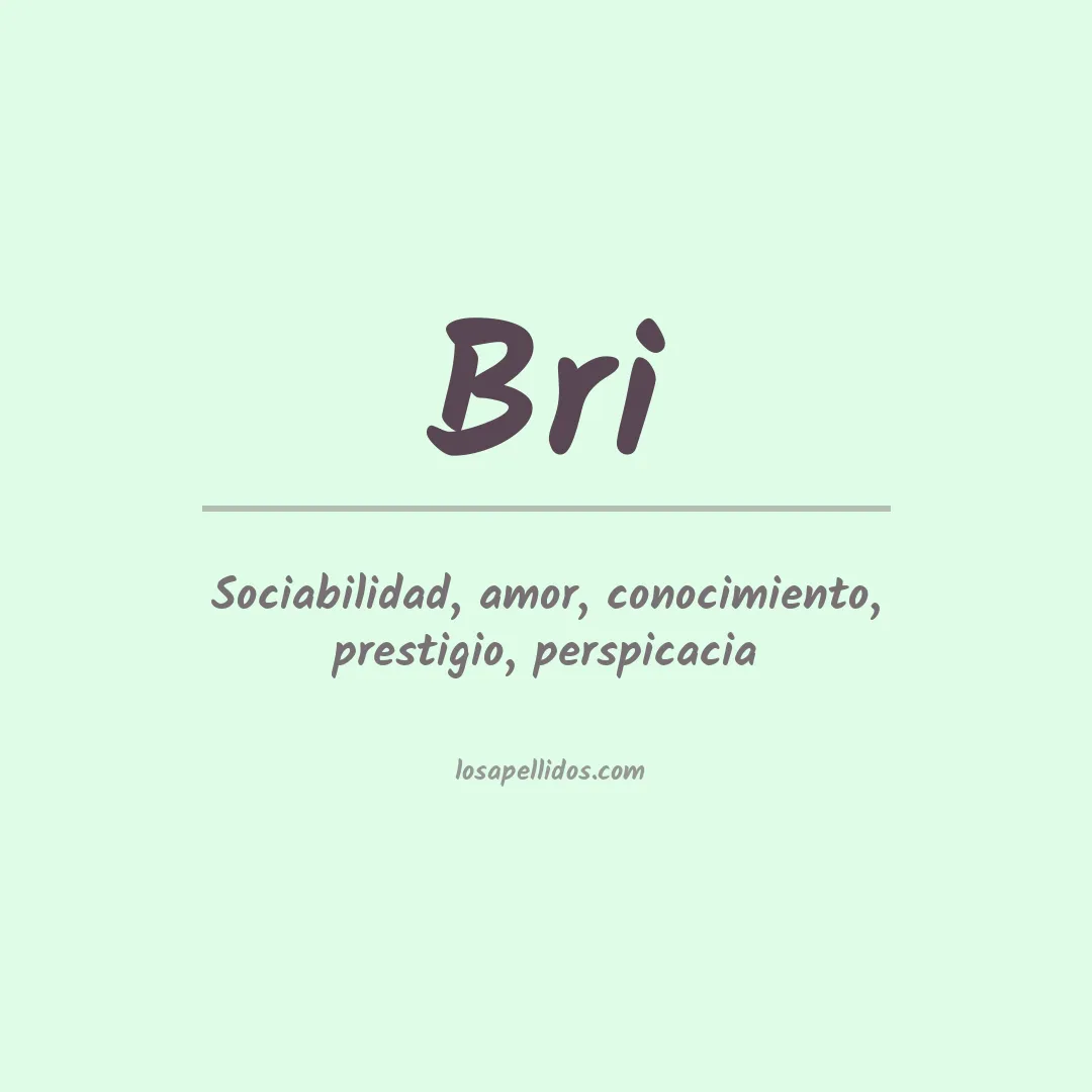 Apellido Bri