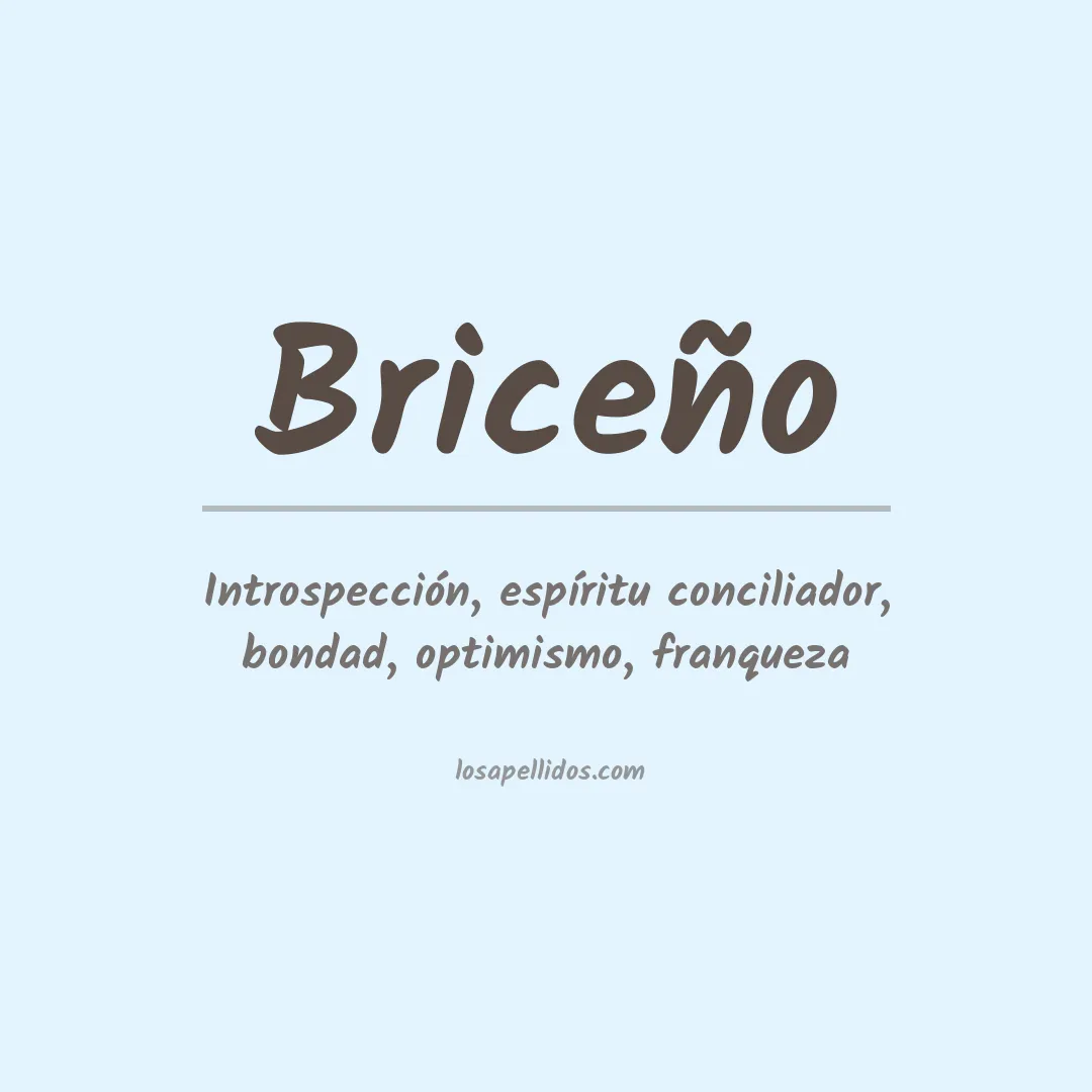 Apellido Briceño
