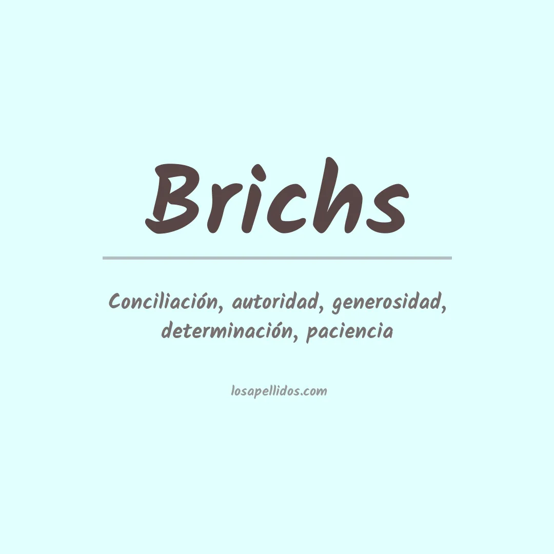 Apellido Brichs
