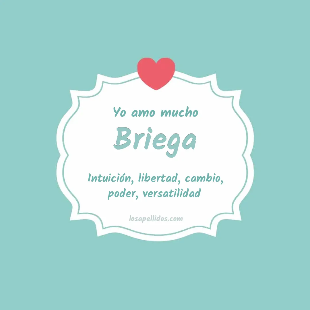 Yo amo mucho Briega