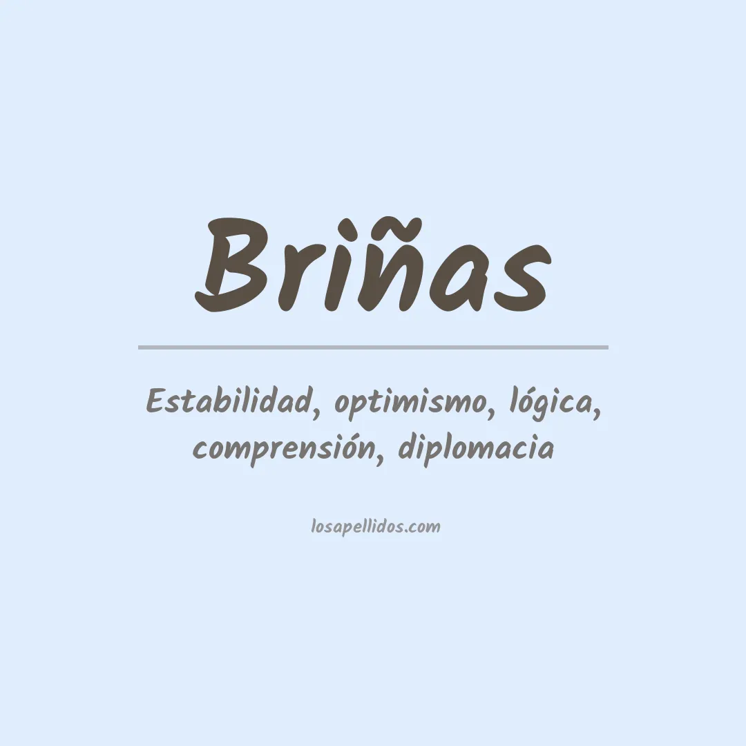Apellido Briñas