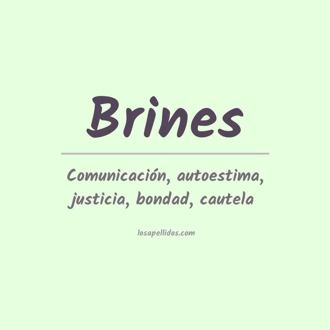 Apellido Brines