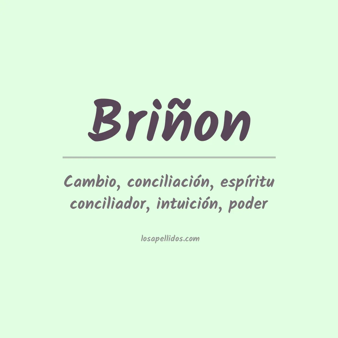 Apellido Briñon