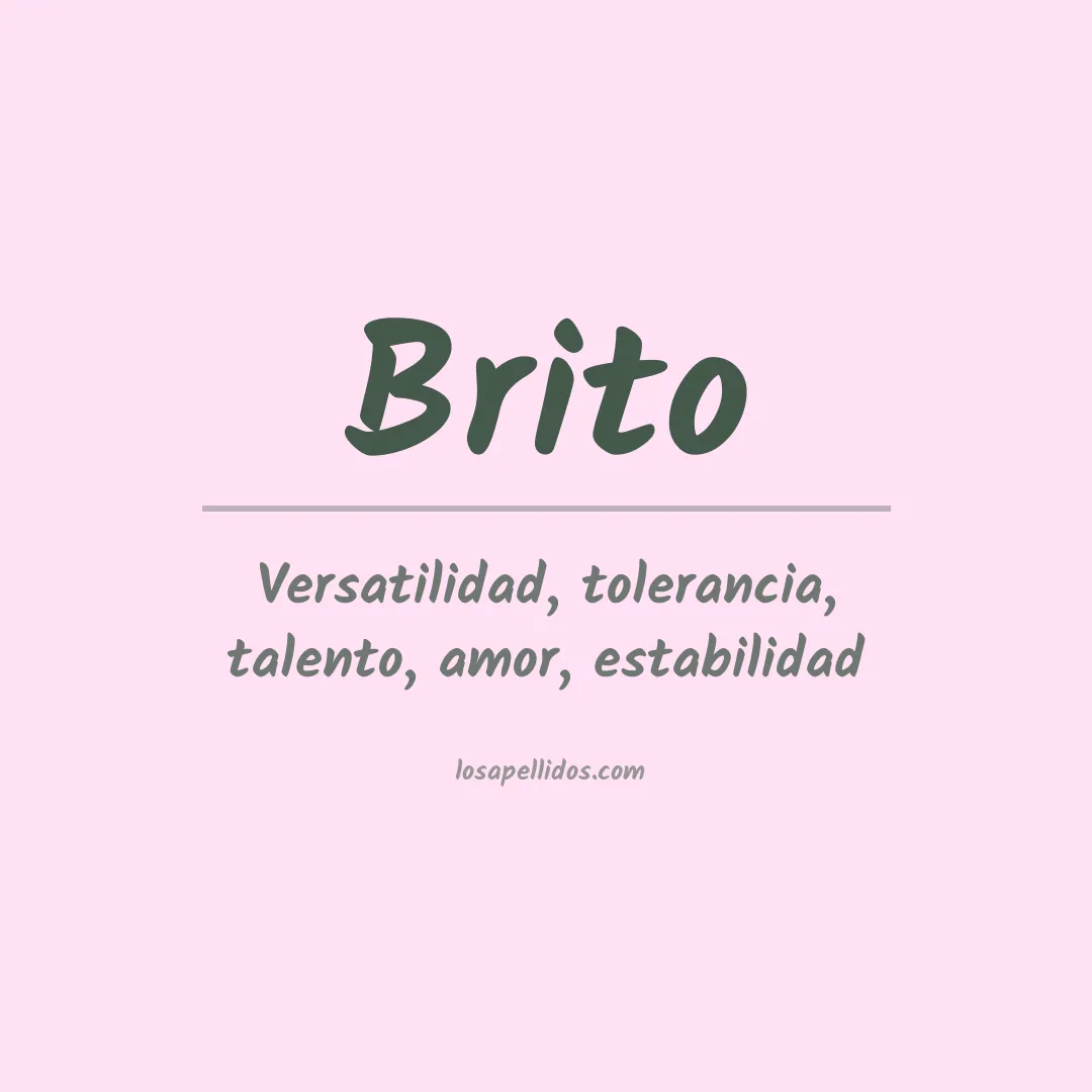 Apellido Brito