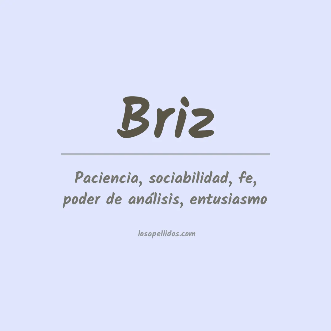 Apellido Briz