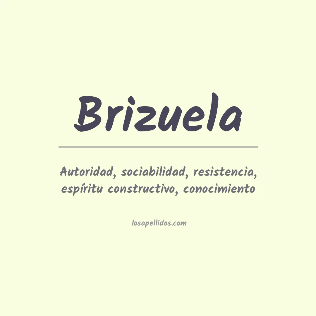 Apellido Brizuela