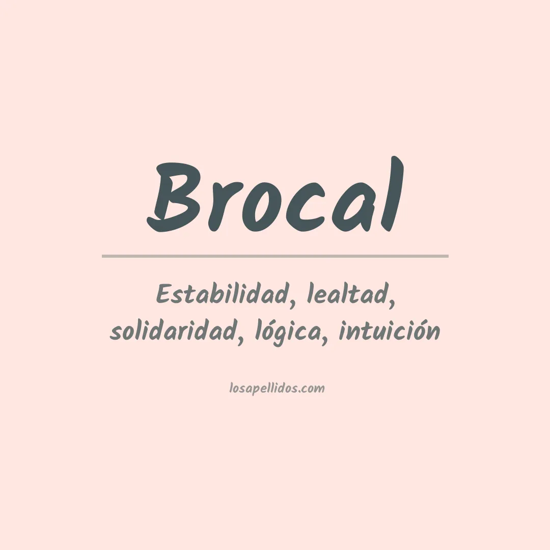 Apellido Brocal