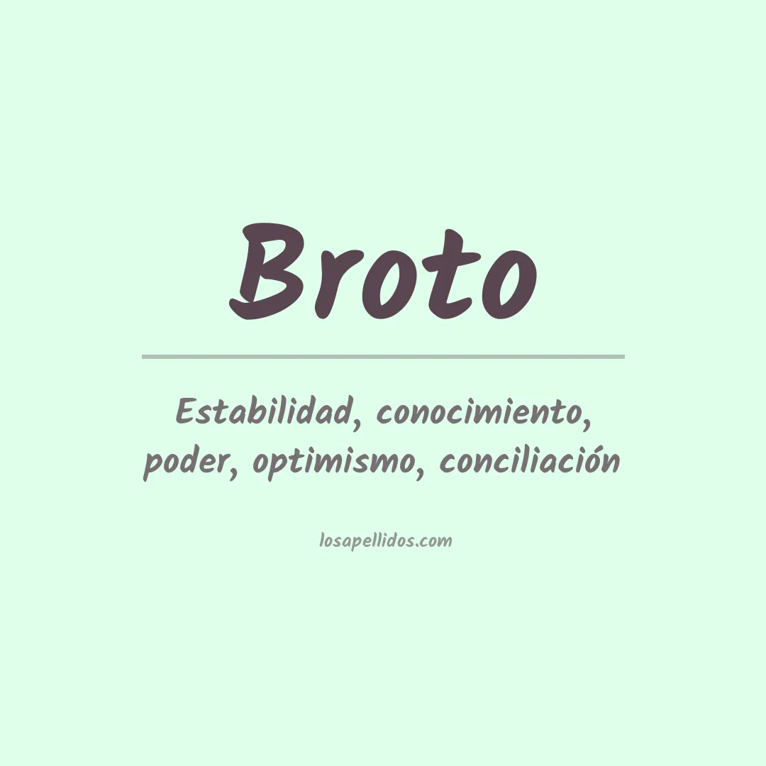Apellido Broto