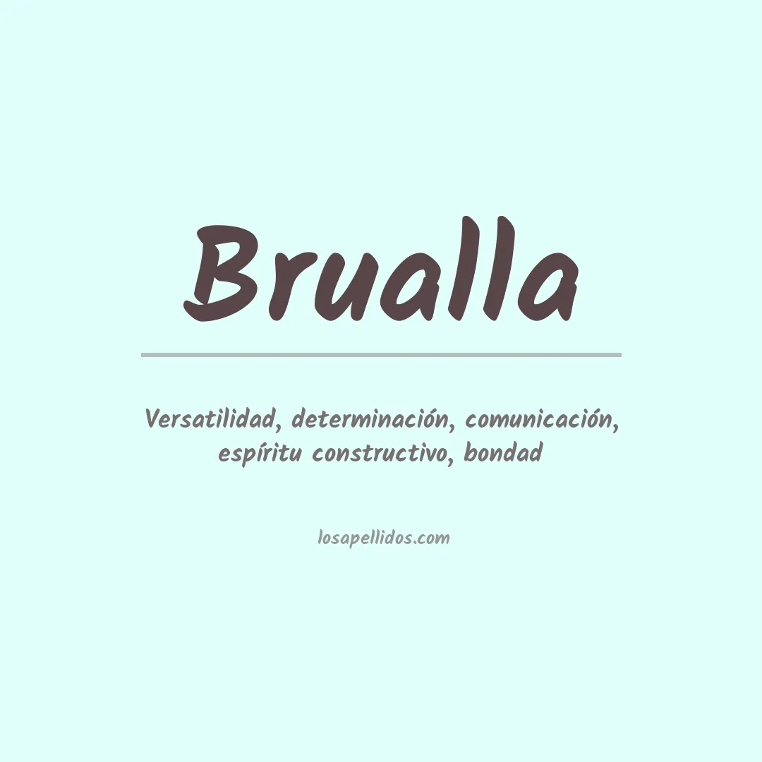 Apellido Brualla