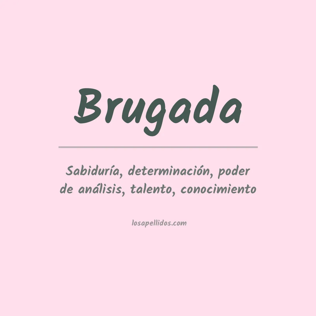 Apellido Brugada