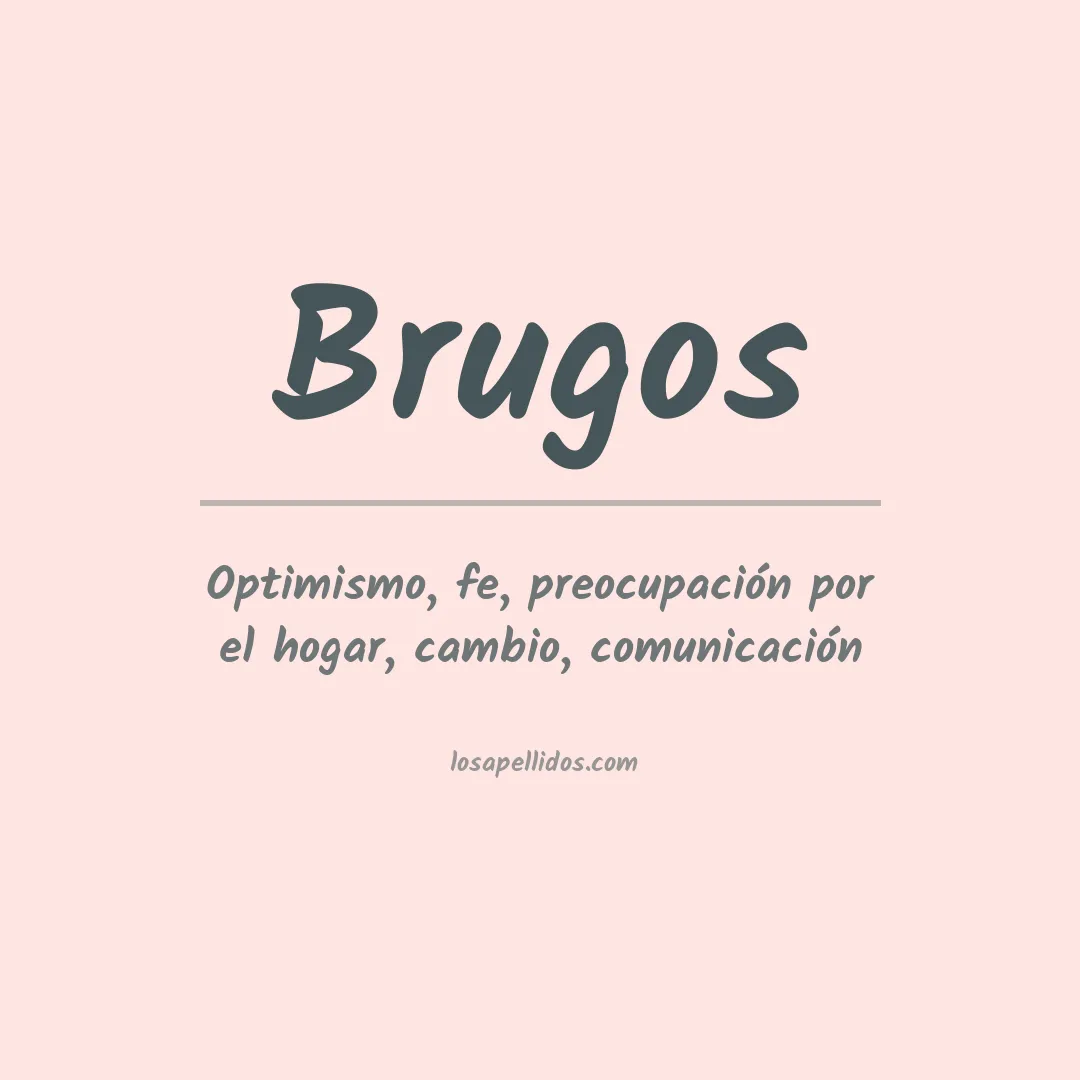 Apellido Brugos
