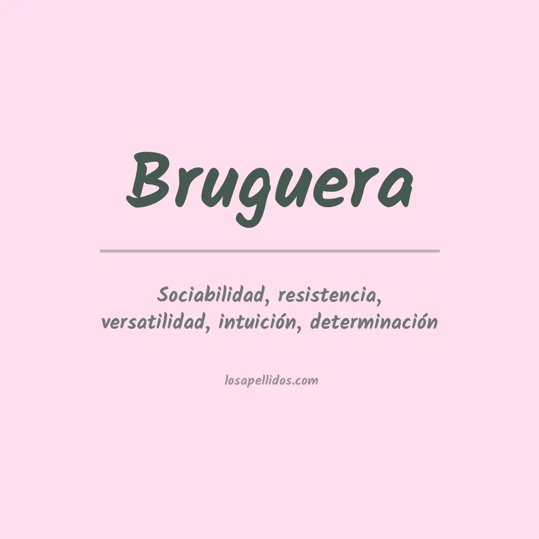 Apellido Bruguera