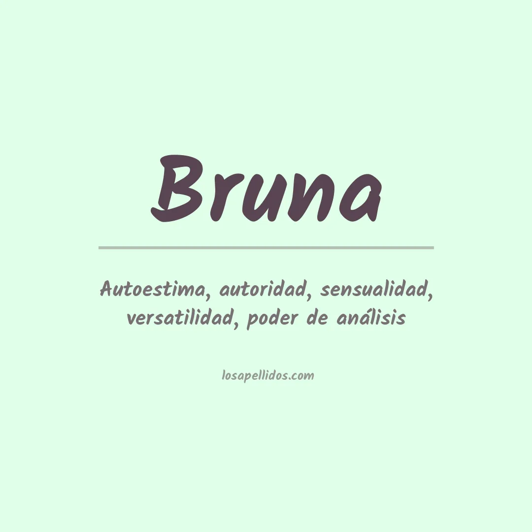 Apellido Bruna