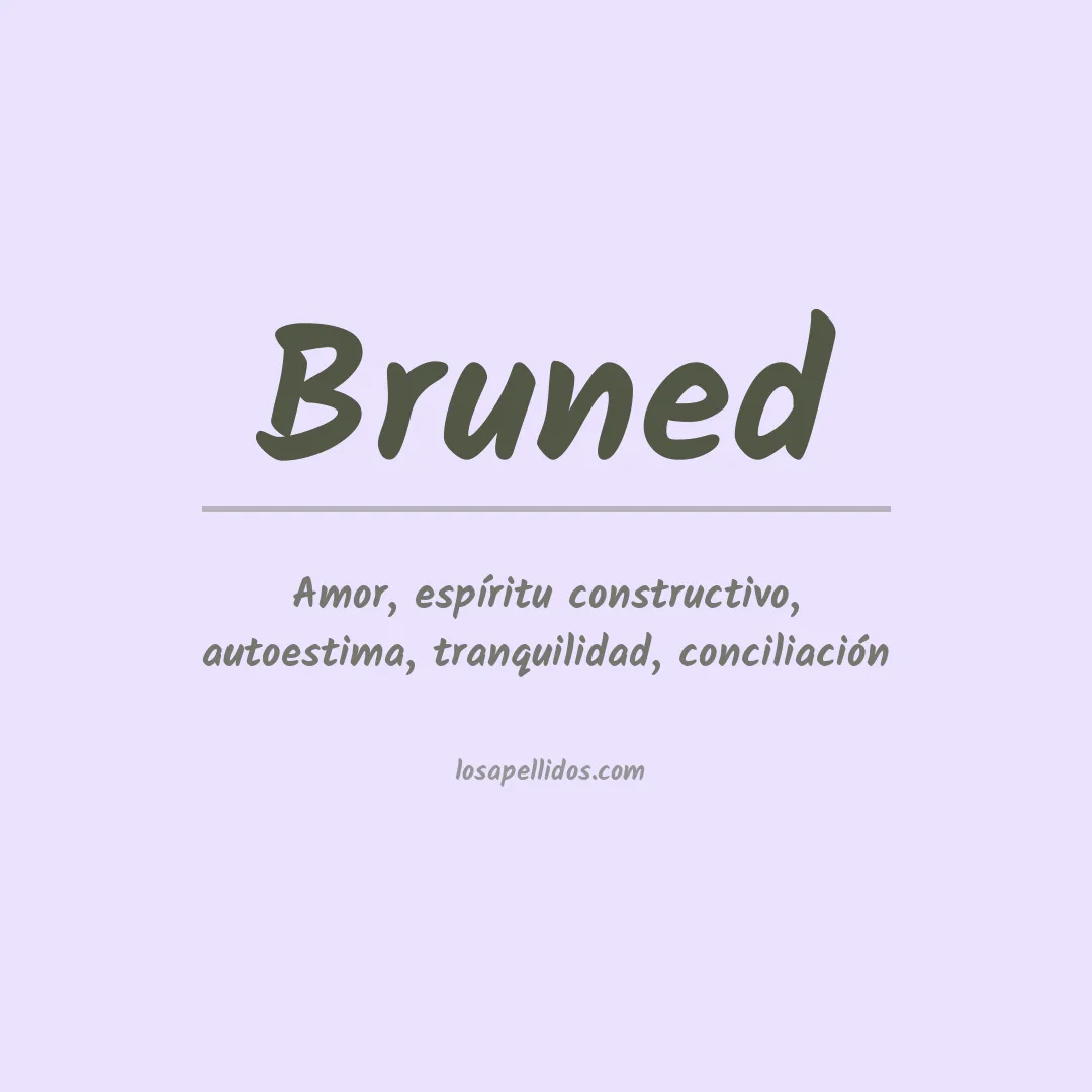 Apellido Bruned