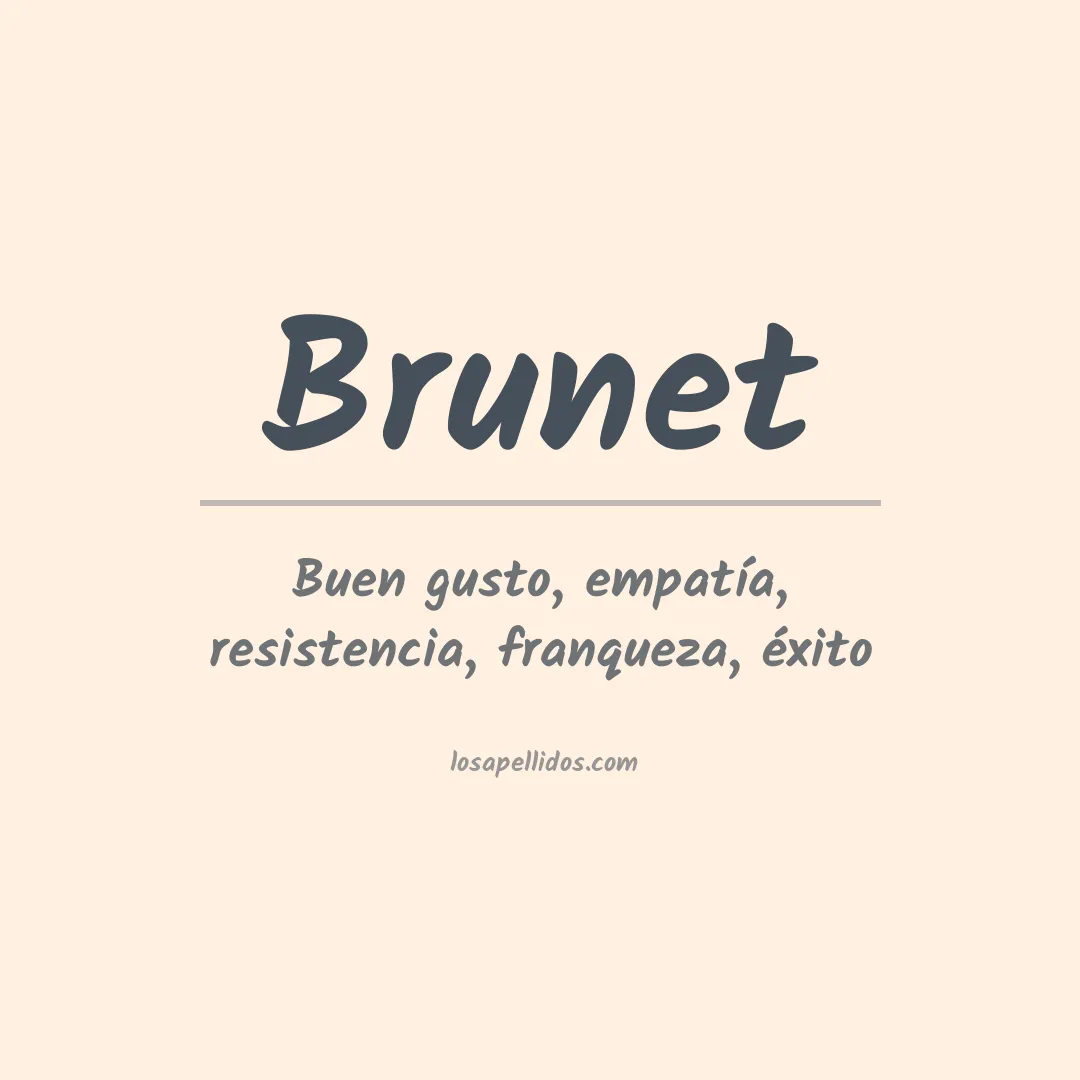 Apellido Brunet