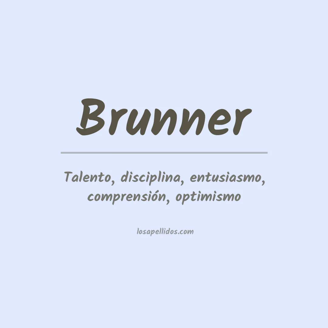 Apellido Brunner