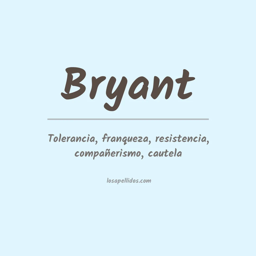 Apellido Bryant