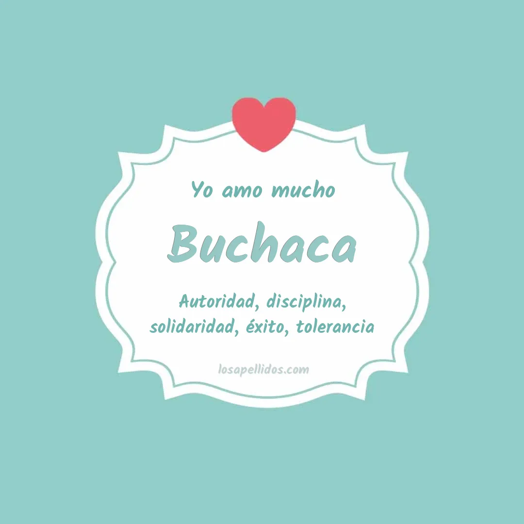 Yo amo mucho Buchaca
