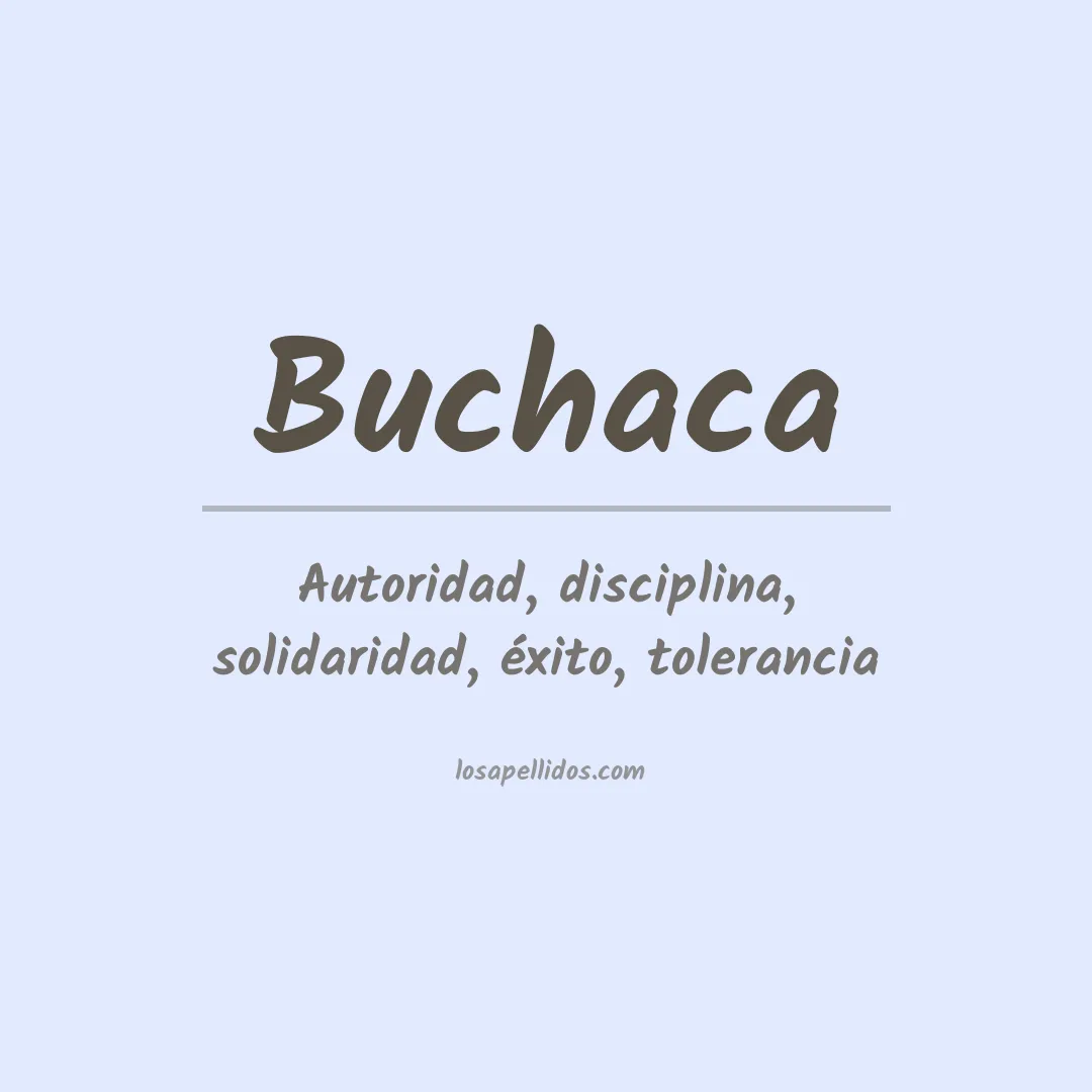 Apellido Buchaca