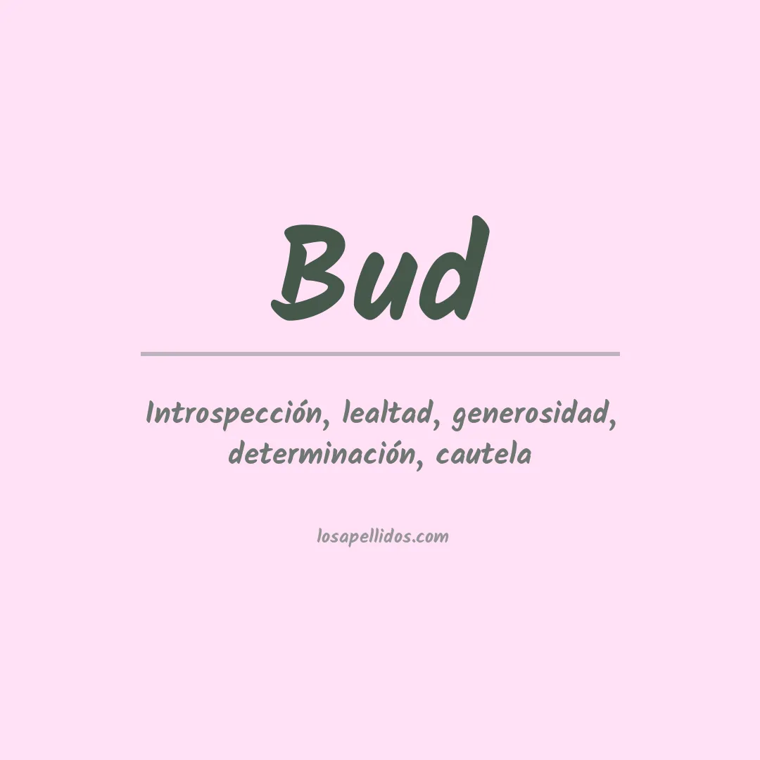 Apellido Bud