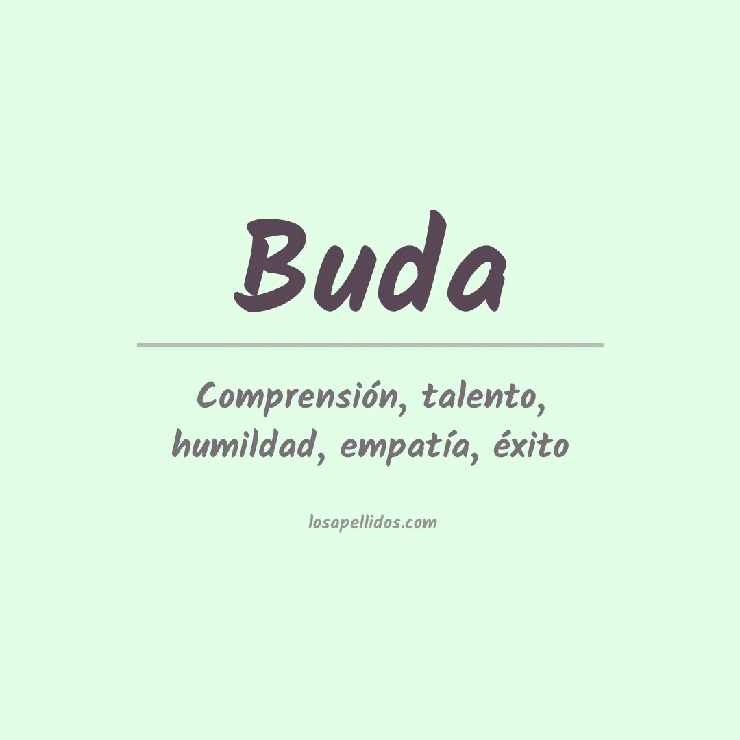 Apellido Buda