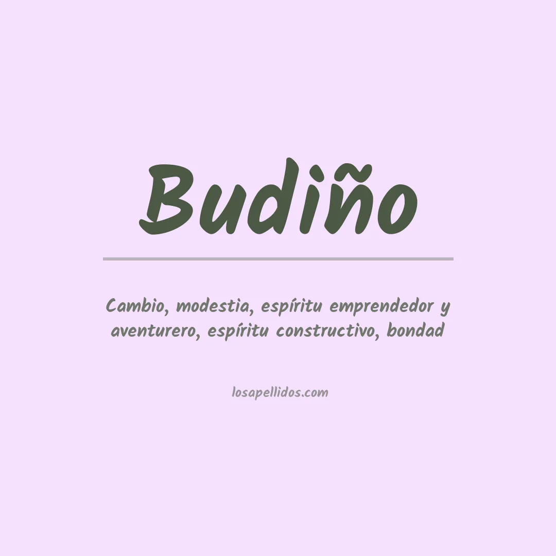 Apellido Budiño