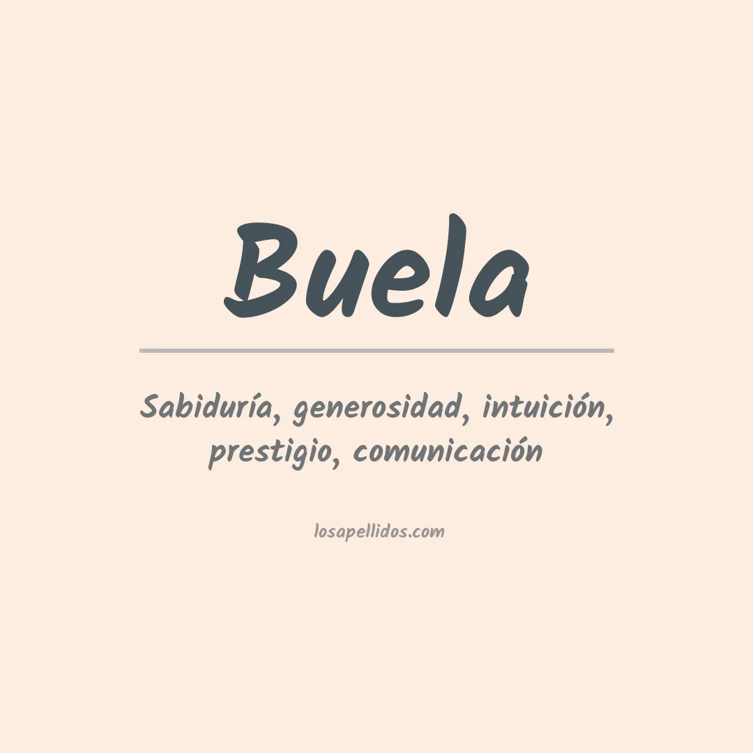 Apellido Buela