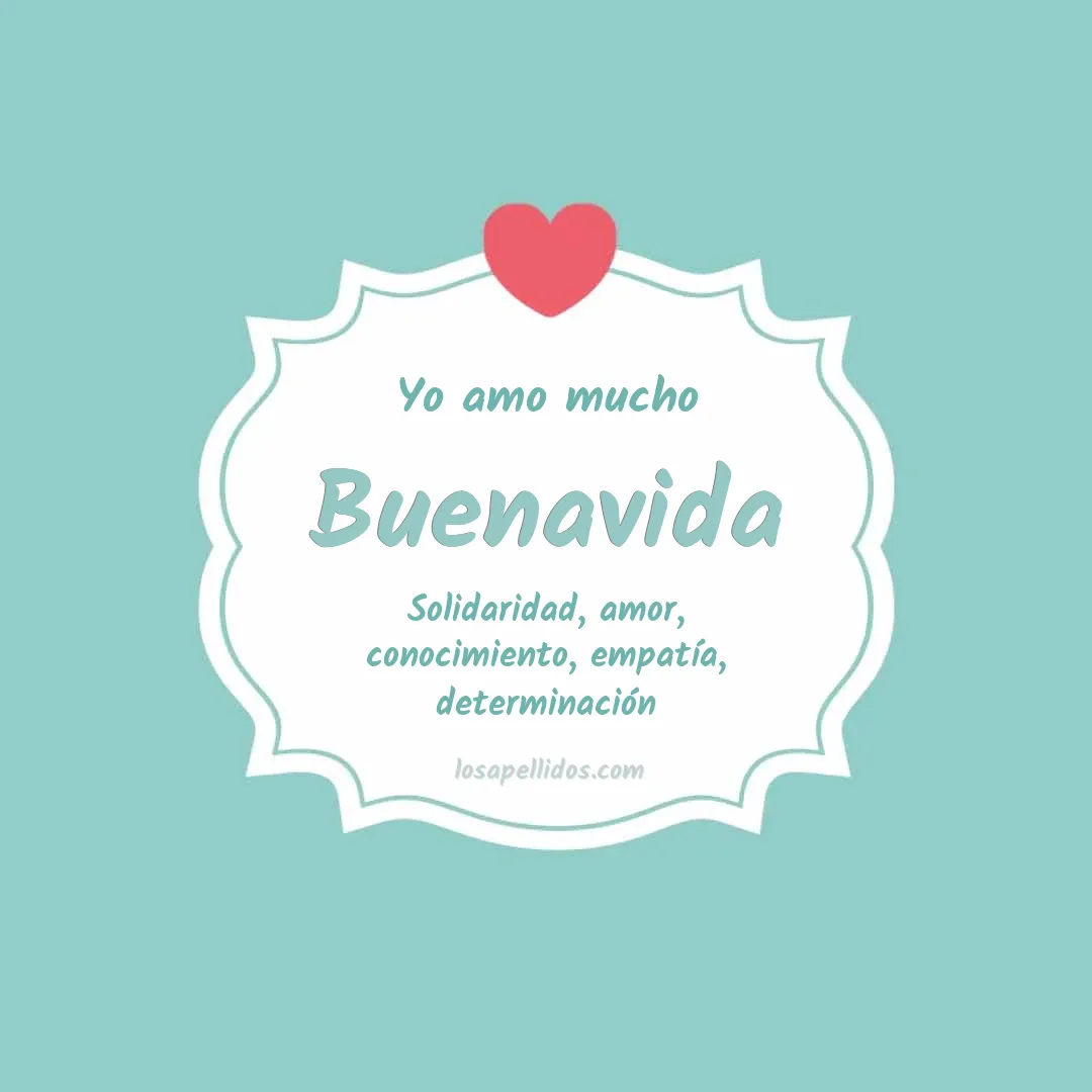 Yo amo mucho Buenavida