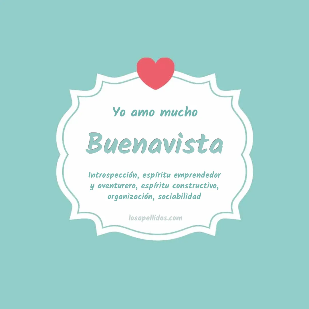 Yo amo mucho Buenavista