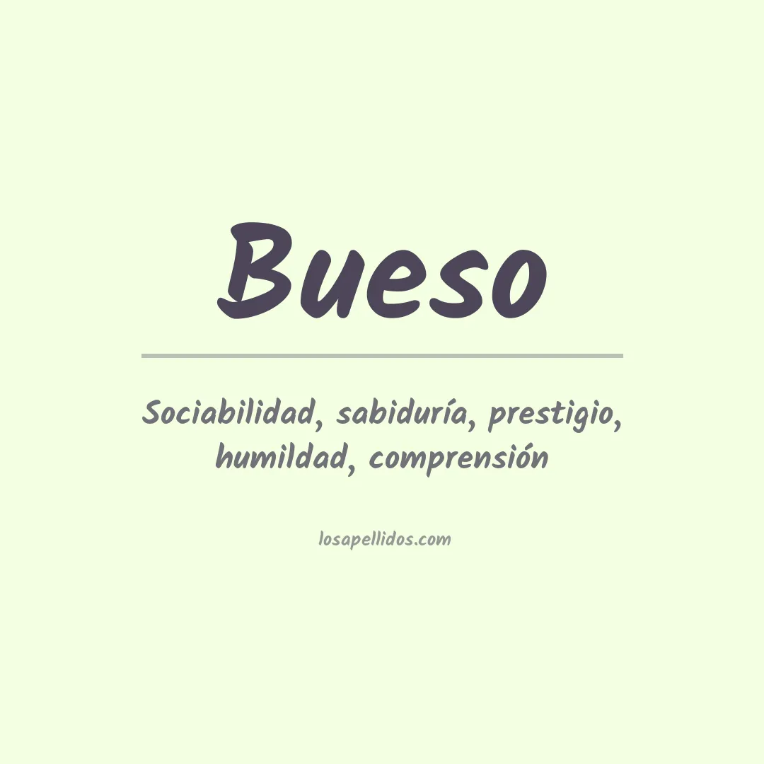 Apellido Bueso