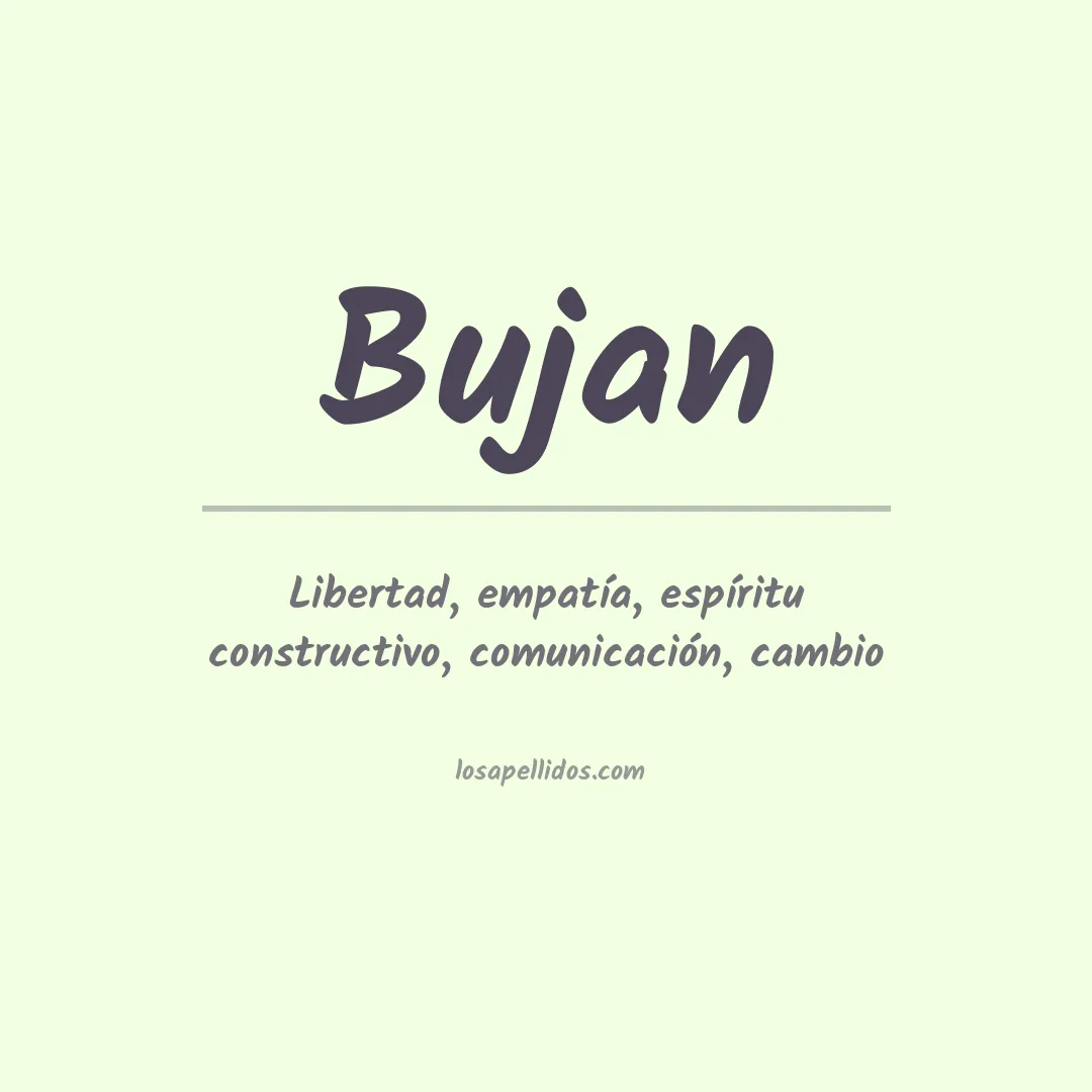 Apellido Bujan