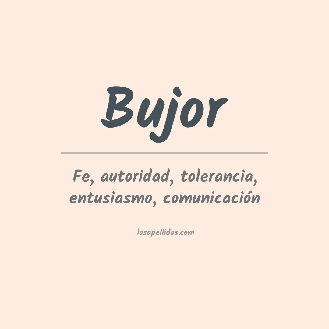 Apellido Bujor