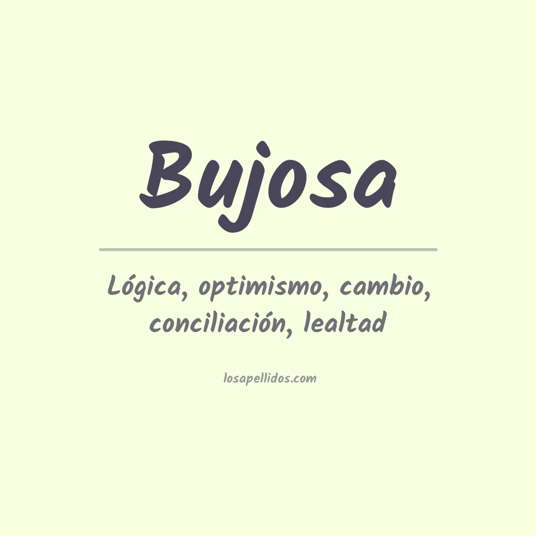 Apellido Bujosa