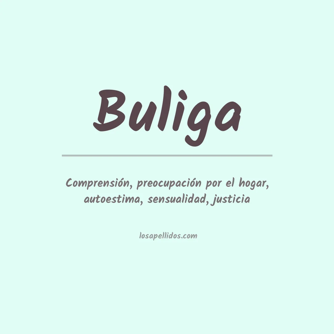 Apellido Buliga