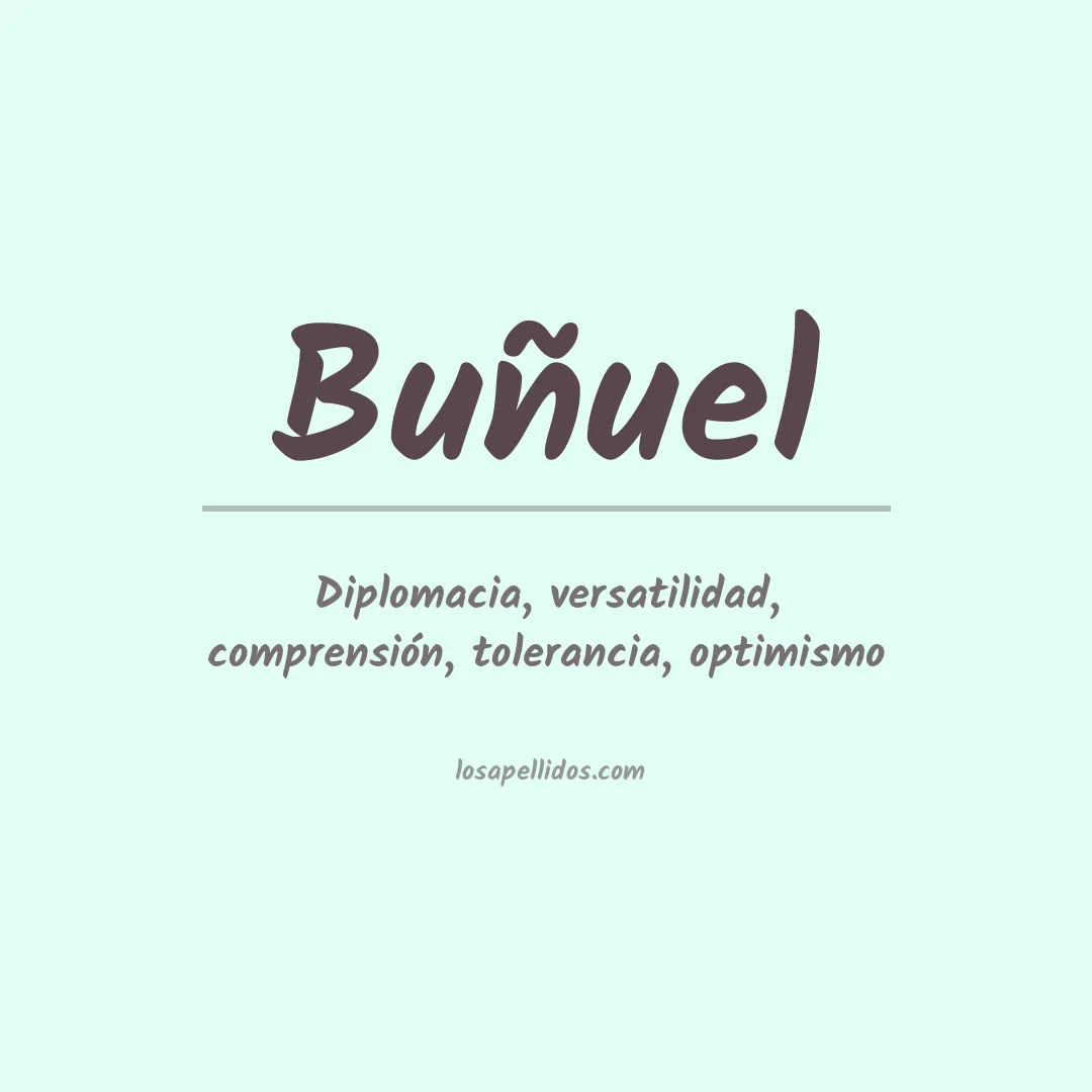 Apellido Buñuel