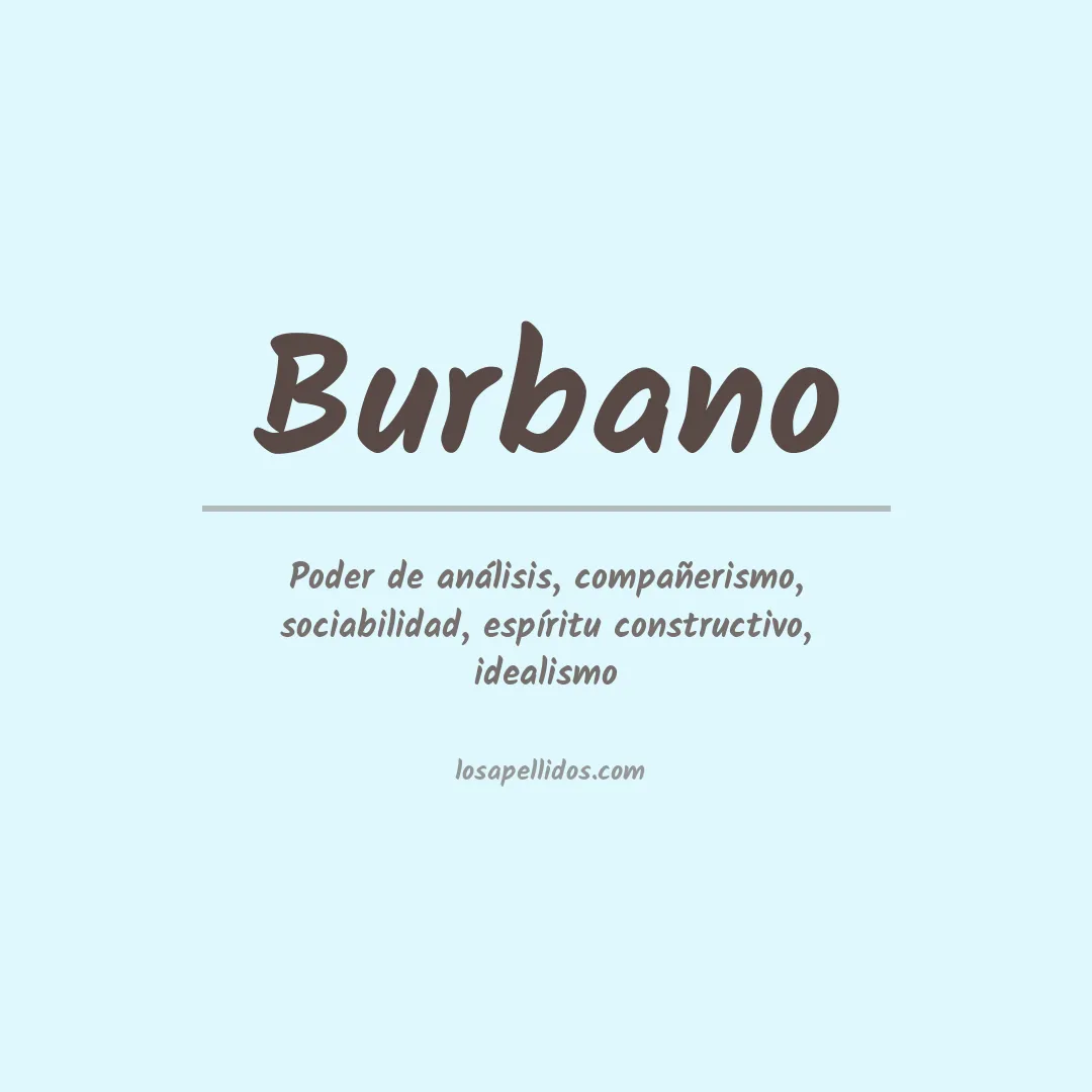 Apellido Burbano