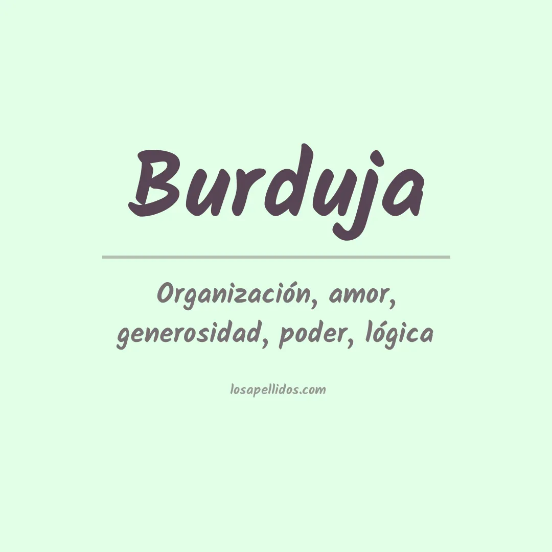 Apellido Burduja