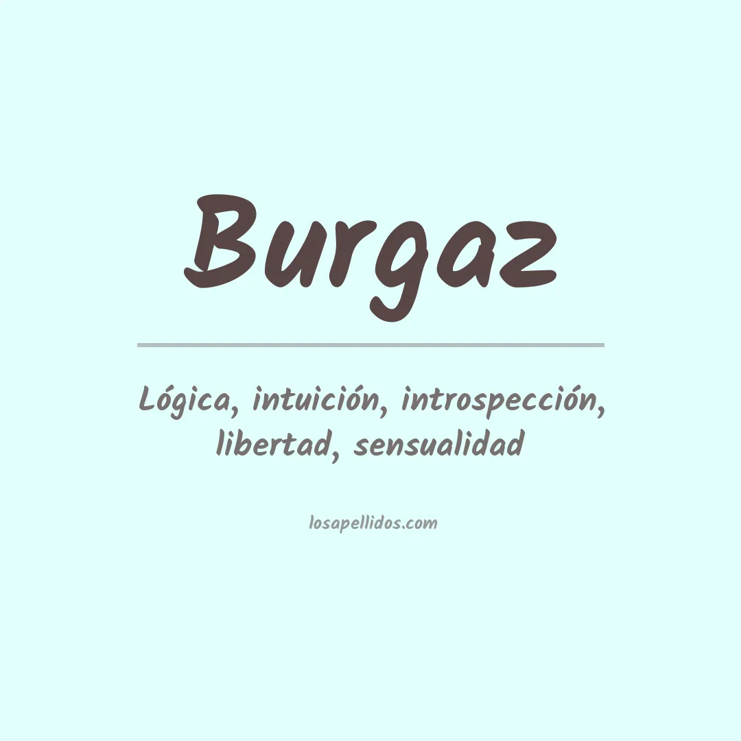 Apellido Burgaz