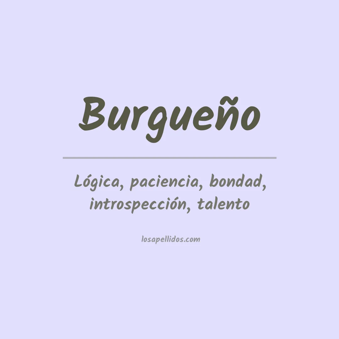 Apellido Burgueño