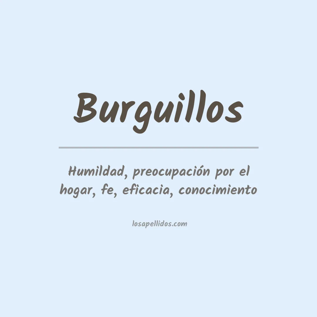 Apellido Burguillos