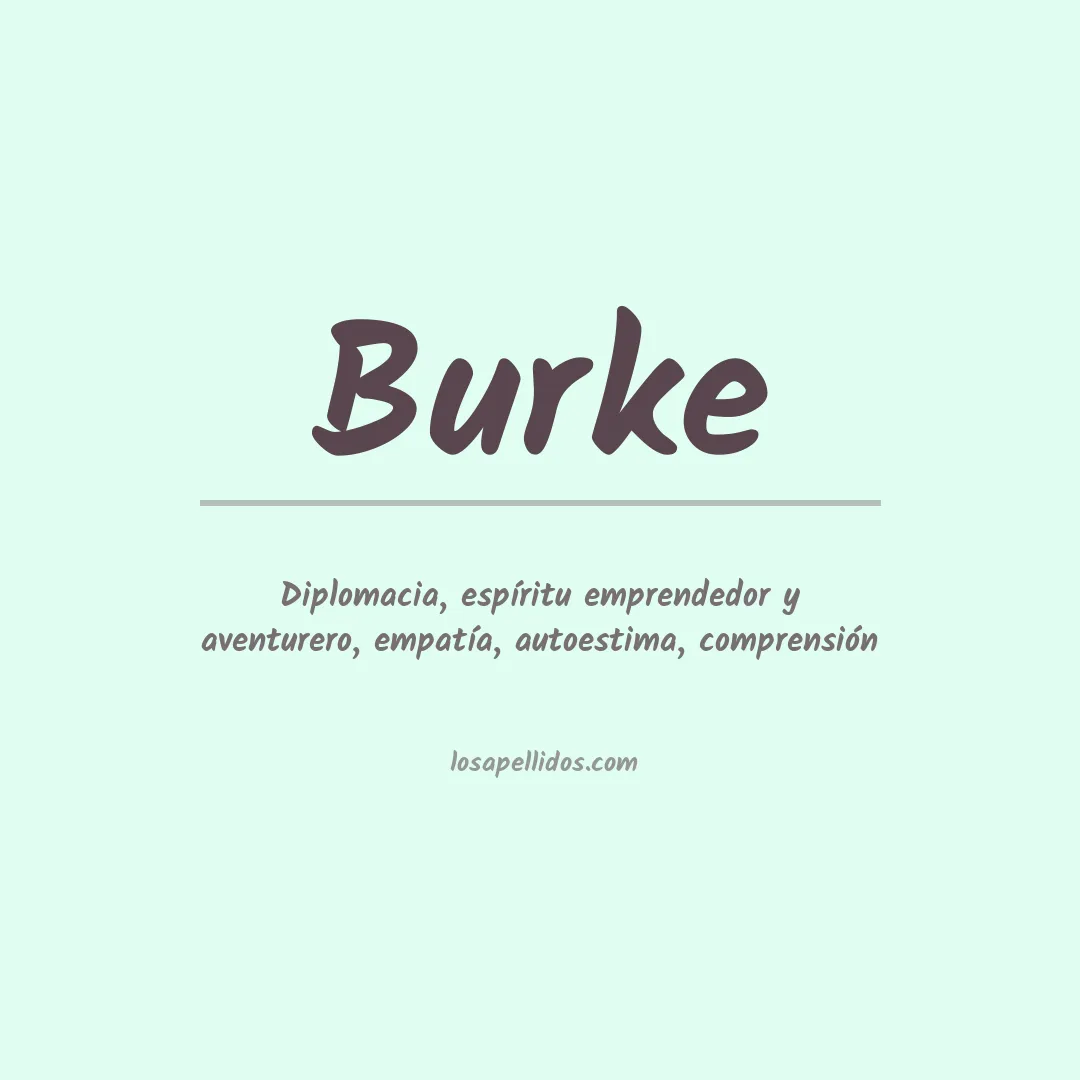 Apellido Burke