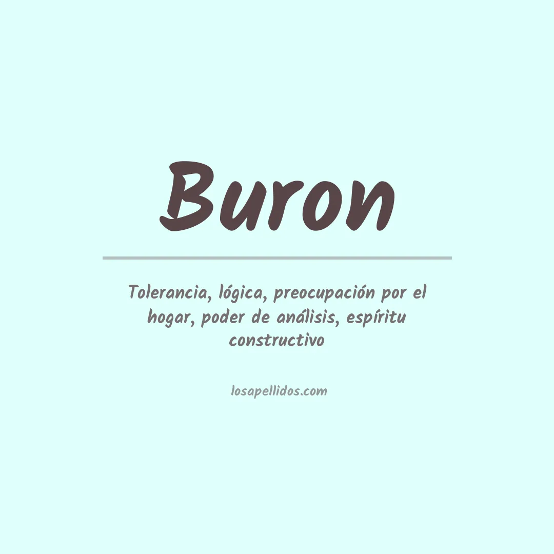 Apellido Buron