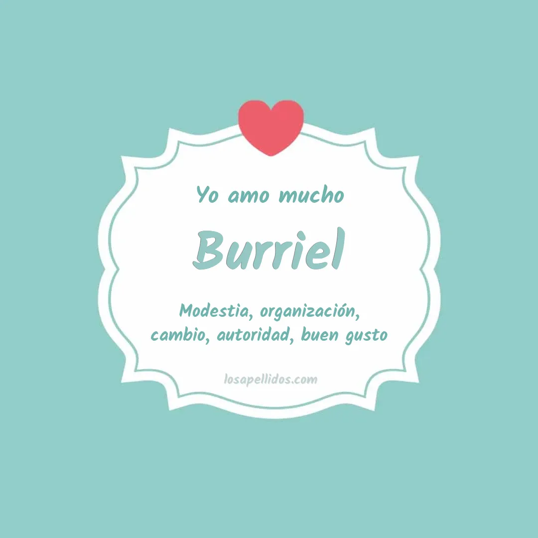 Yo amo mucho Burriel