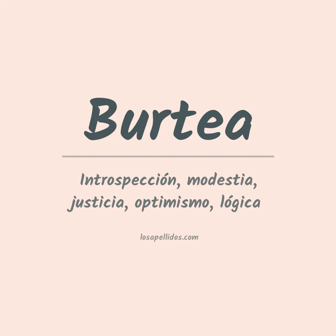 Apellido Burtea