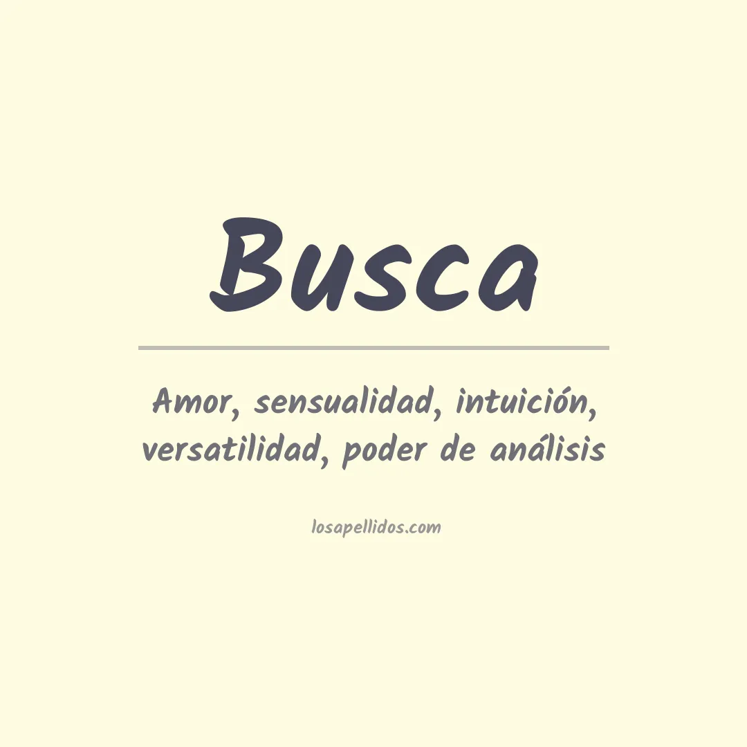 Apellido Busca